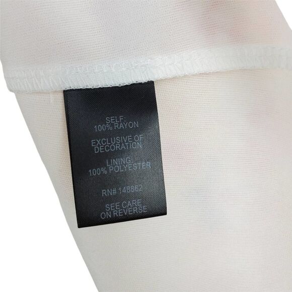 Torrid 14677924 PEACH FLORAL GAUZE HI-LO DRESS Shirred Embroidered Button V Neck - Picture 9 of 12